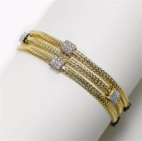 Fine Gold And Diamonds Bracelets And Bangles 